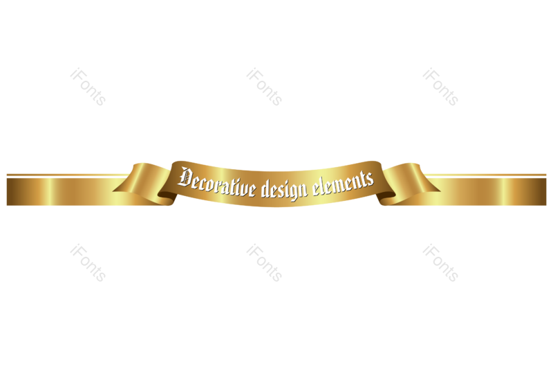 标签图片,古典花纹元素,花纹边框PNG,金色渐变免抠素材